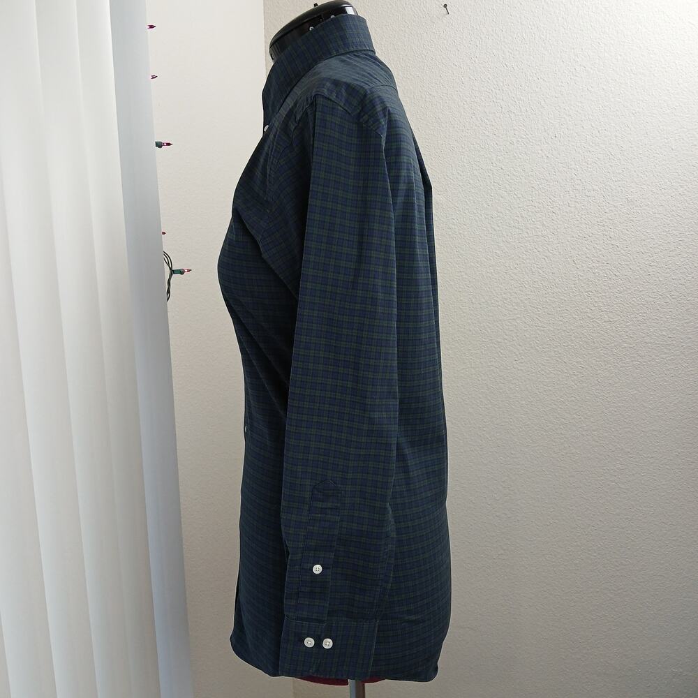 Ralph Lauren Slim Fit Non Iron Button-up Shirt Mens 16.5 34 / 35 LS repaired - Picture 3 of 16